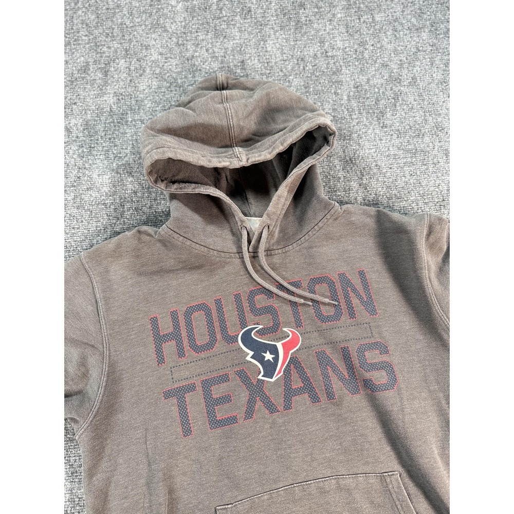 Houston Texans Hoodie Sweatshirt Mens Gray NFL Football Pullover Fleece‎ Team